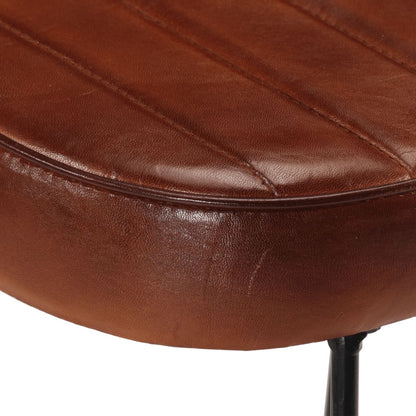 Tabourets BISTROT LOT de 2 marron foncé 40x29,5x53 cm