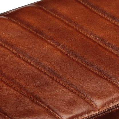 Tabourets BISTROT LOT de 2 marron foncé 40x29,5x53 cm