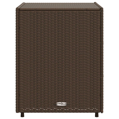 MOBETTO DI PACCHIA DEL GARDAGNO BROWN 55X59X69 cm Resina intrecciata