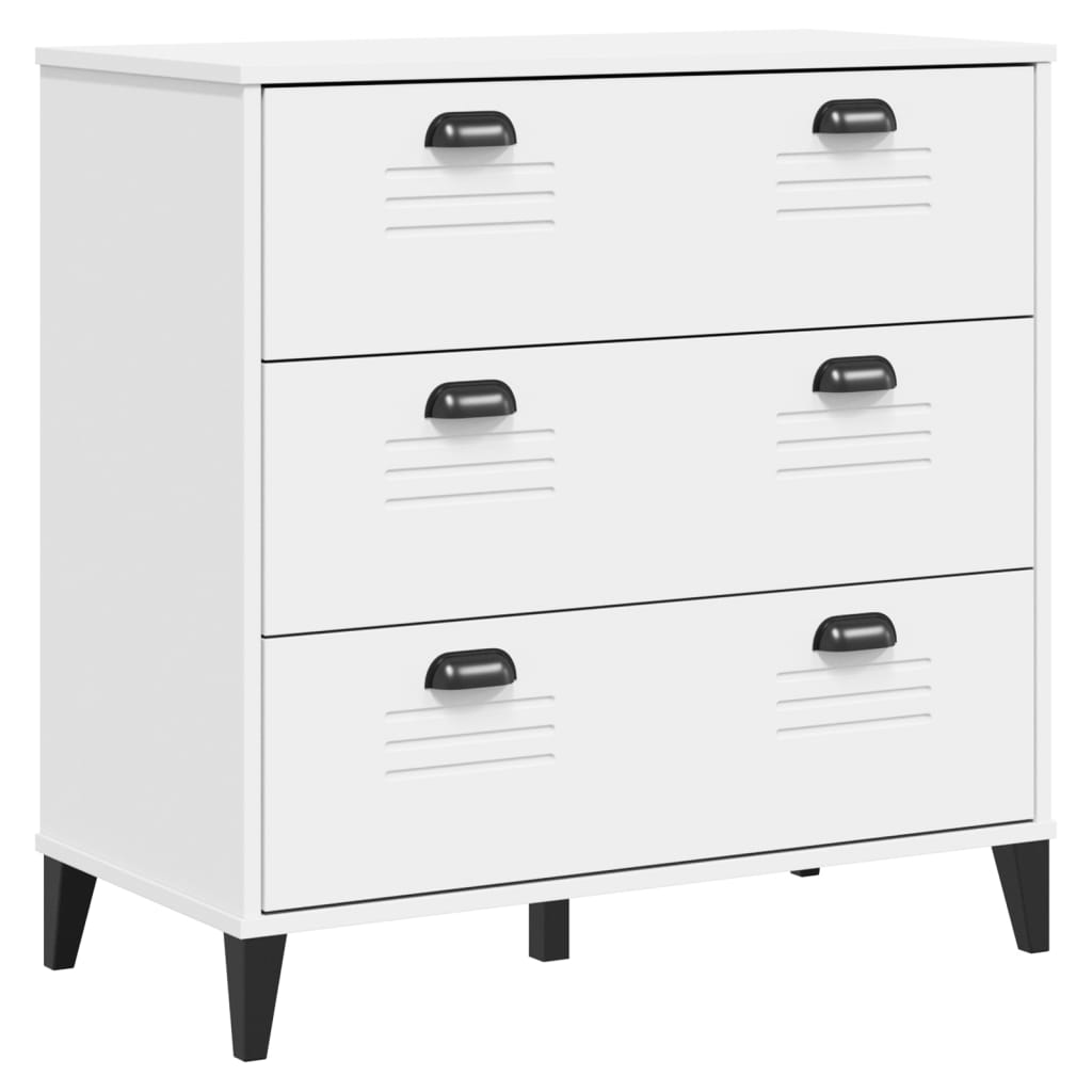 Solid pine wood viken chest of drawers