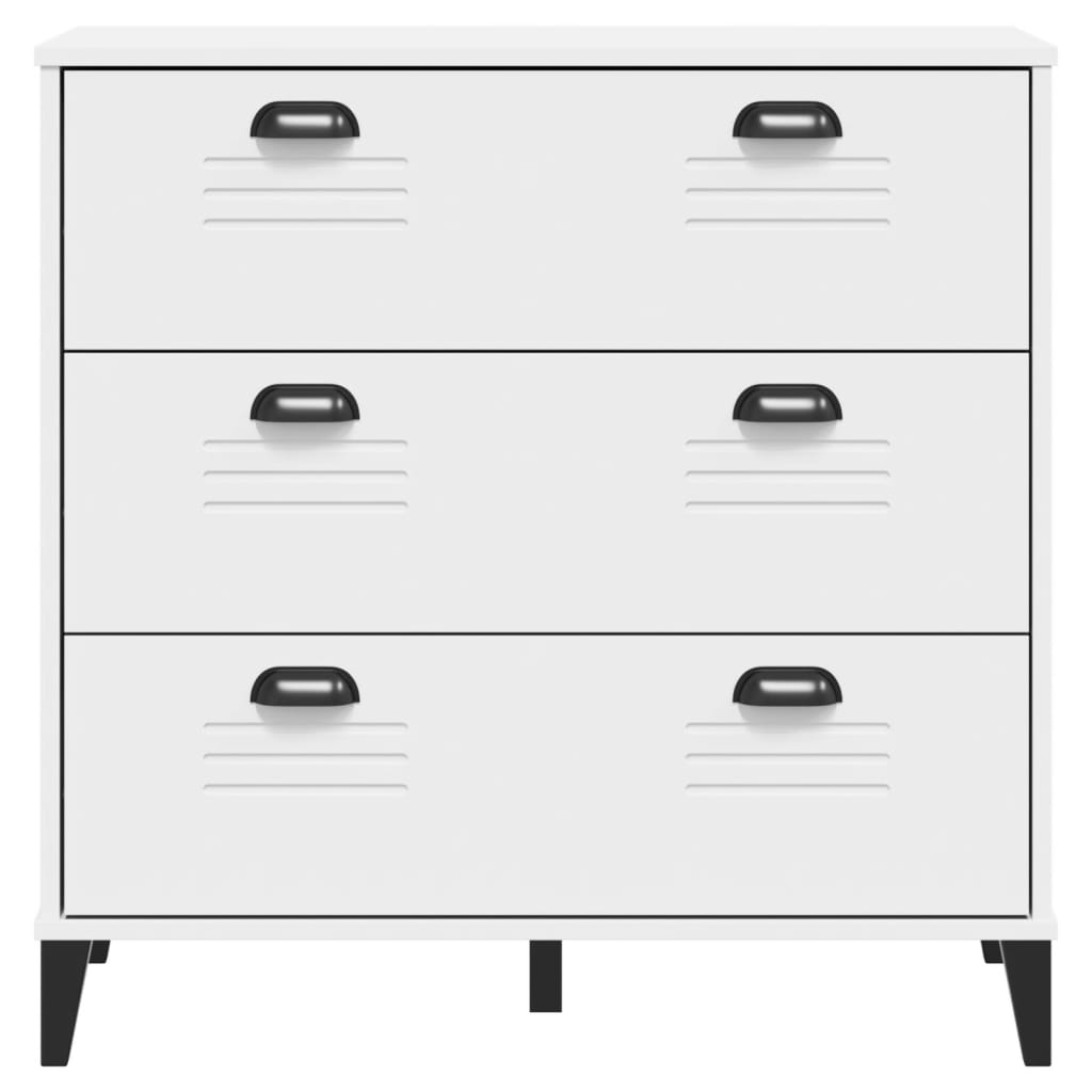 Solid pine wood viken chest of drawers