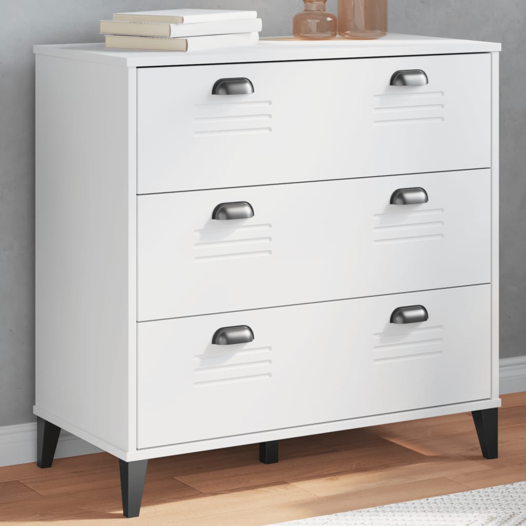Solid pine wood viken chest of drawers