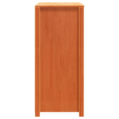 Cera marrone guardaroba laterale 100x40x90 cm in legno di pino solido