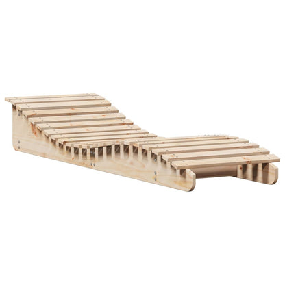 Lote lote sillas 2 205x60x31.5cm madera de pino sólido