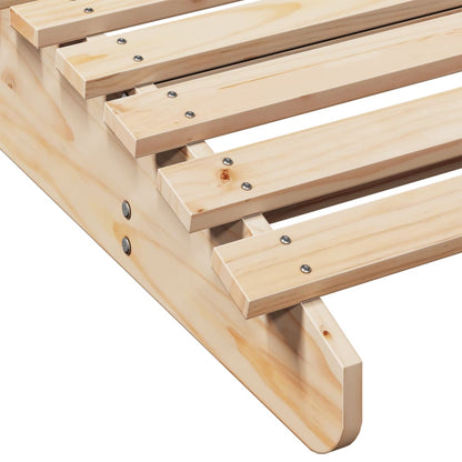 Lote lote sillas 2 205x60x31.5cm madera de pino sólido
