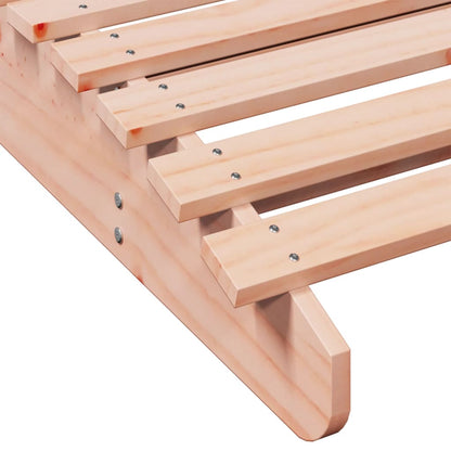Silla larga 205x60x31.5 cm de madera maciza de Douglas