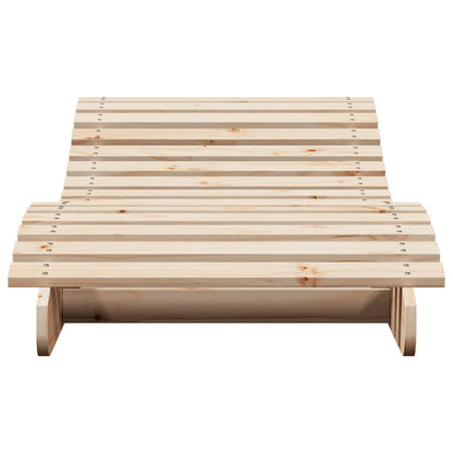 Silla larga 205x70x31.5 cm de madera de pino sólido