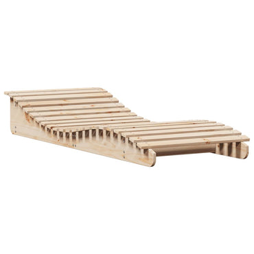 Silla larga 205x80x31.5 cm de madera de pino sólido