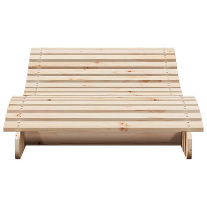 Silla larga 205x80x31.5 cm de madera de pino sólido
