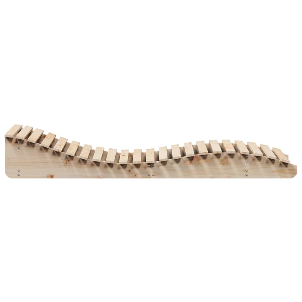 Silla larga 205x80x31.5 cm de madera de pino sólido