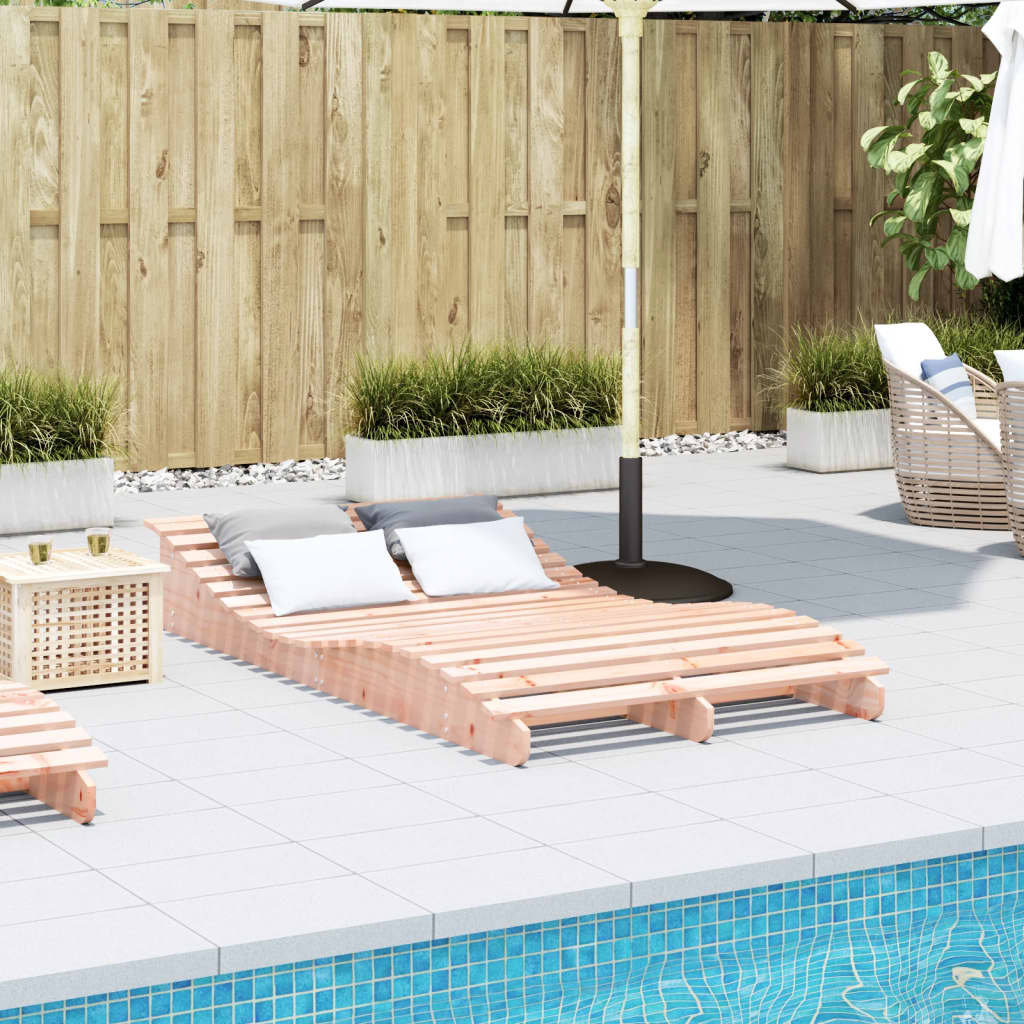 Silla larga 205x110x31.5 cm de madera sólida de Douglas