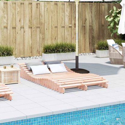 Silla larga 205x110x31.5 cm de madera sólida de Douglas