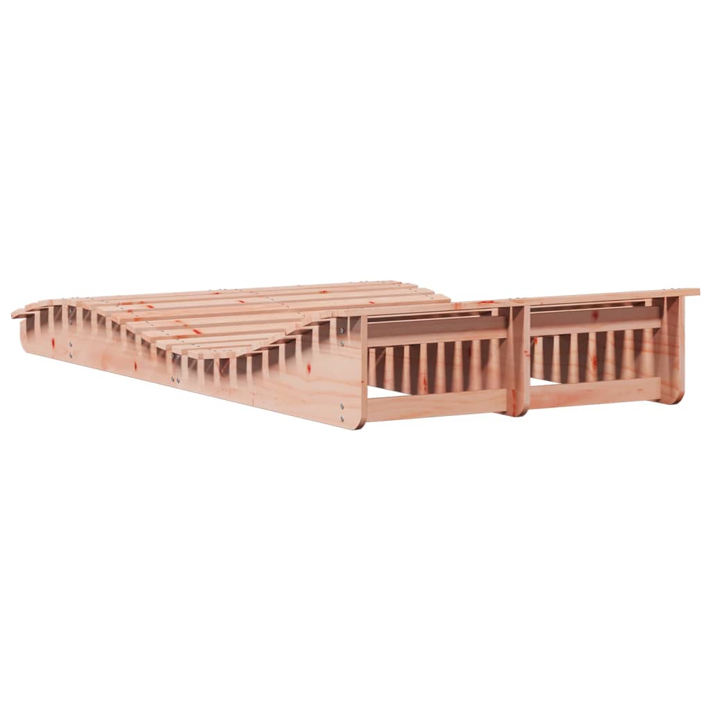 Silla larga 205x110x31.5 cm de madera sólida de Douglas
