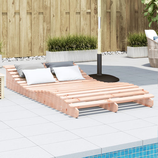 Silla larga 205x110x31.5 cm de madera sólida de Douglas