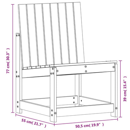 Muebles de jardín 3 PCs Madera de pino impregnada