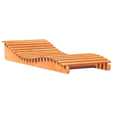 Silla larga cera marrón 205x80x31.5 cm de pino sólido