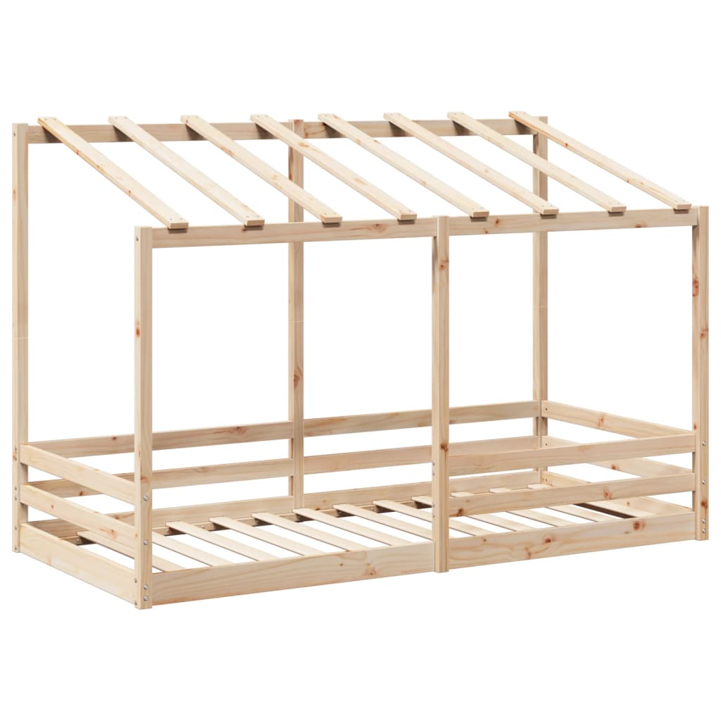 Lit montessori Cabane avec toit LUNE
