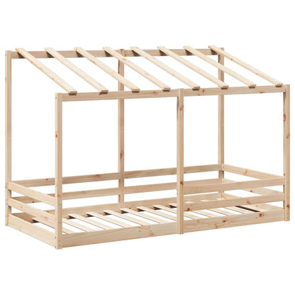 Lit montessori Cabane avec toit LUNE
