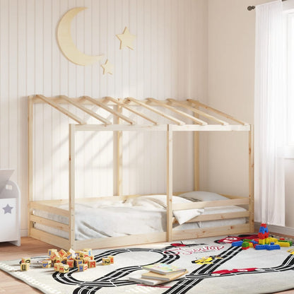 Lit montessori Cabane avec toit LUNE