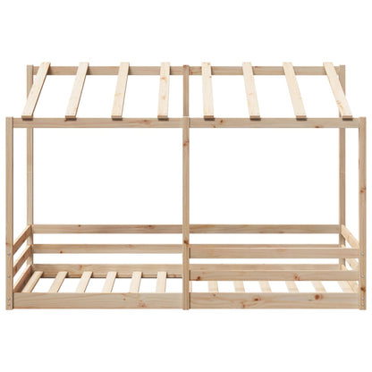 Lit montessori Cabane avec toit LUNE