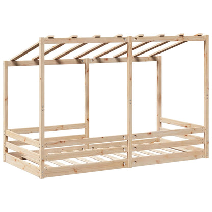 Lit montessori Cabane avec toit LUNE