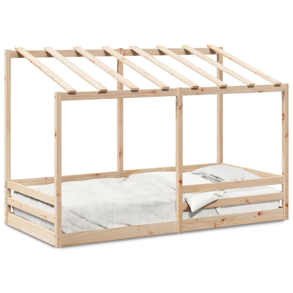 Lit montessori Cabane avec toit LUNE