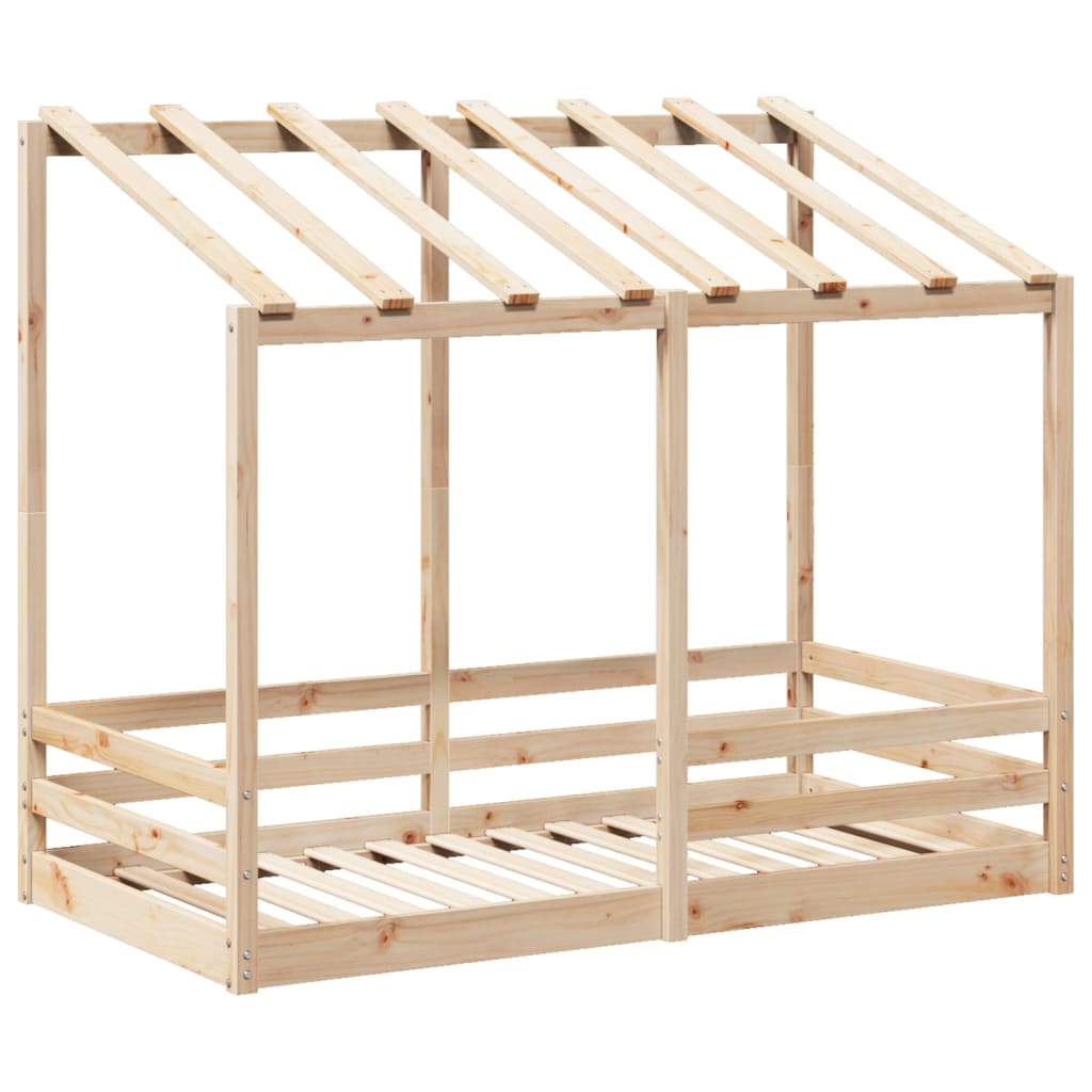 Lit montessori Cabane avec toit LUNE