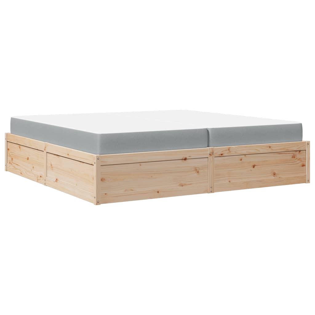 Pack Lit et matelas PAQUITO 200x200cm
