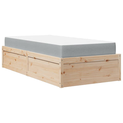 Pack lit et matelas PAQUITO 90x190cm