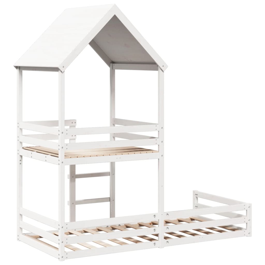 Lit montessori avec cabane de jeu perchée ZACK