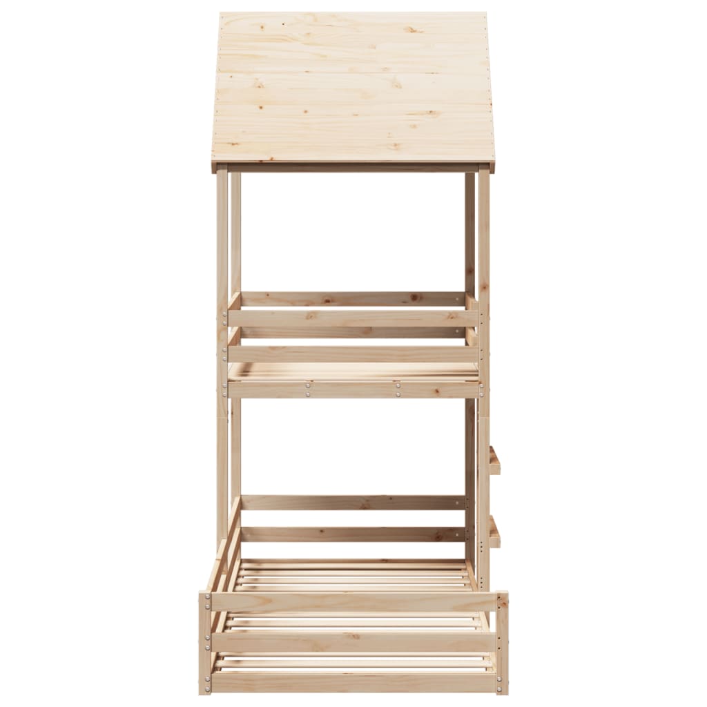 Lit montessori avec cabane de jeu perchée ZACK