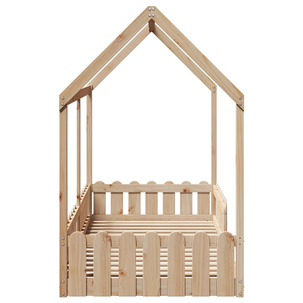 Farmetto del letto per bambini 70x140 cm in legno di pino solido