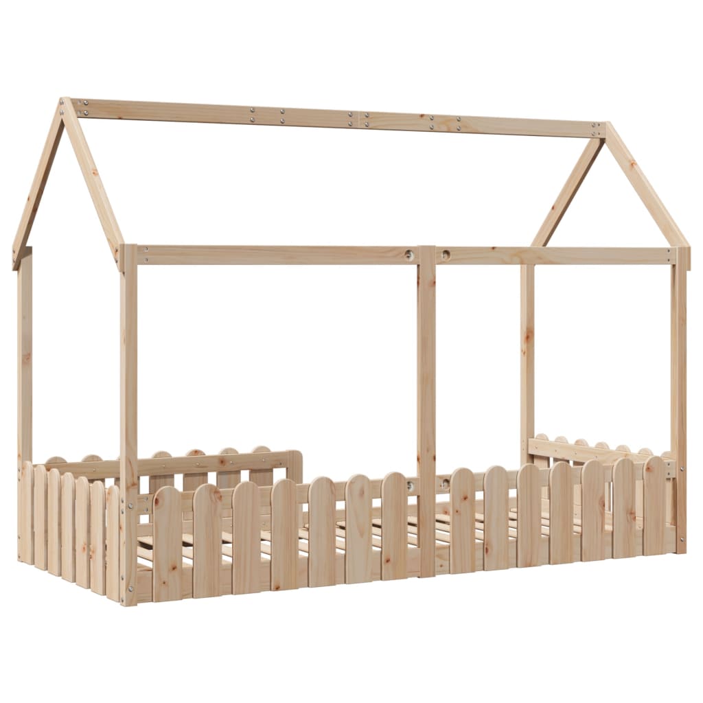 Farmetto del letto per bambini 70x140 cm in legno di pino solido