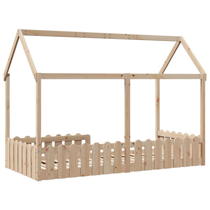Farmetto del letto per bambini 70x140 cm in legno di pino solido