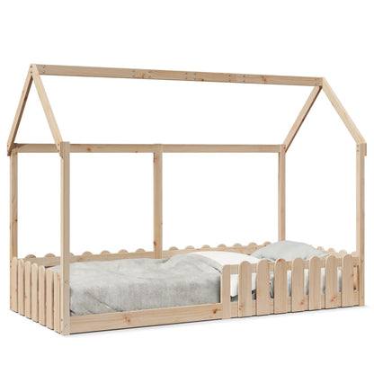 Farmetto del letto per bambini 70x140 cm in legno di pino solido