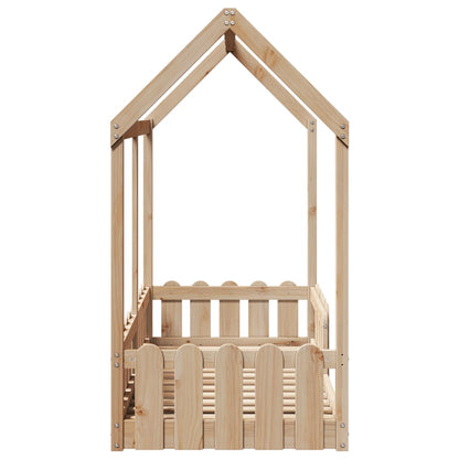 Farmetto del letto per bambini 70x140 cm in legno di pino solido