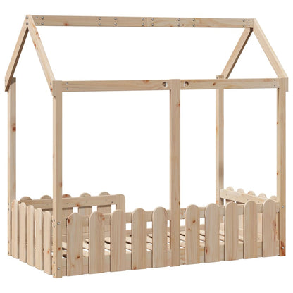 Farmetto del letto per bambini 70x140 cm in legno di pino solido
