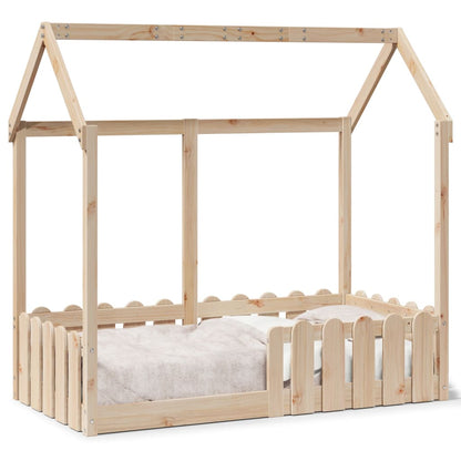 Farmetto del letto per bambini 70x140 cm in legno di pino solido