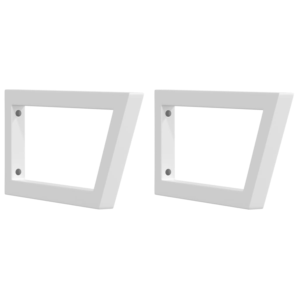 Steel wall shelf steel and solid oak wood