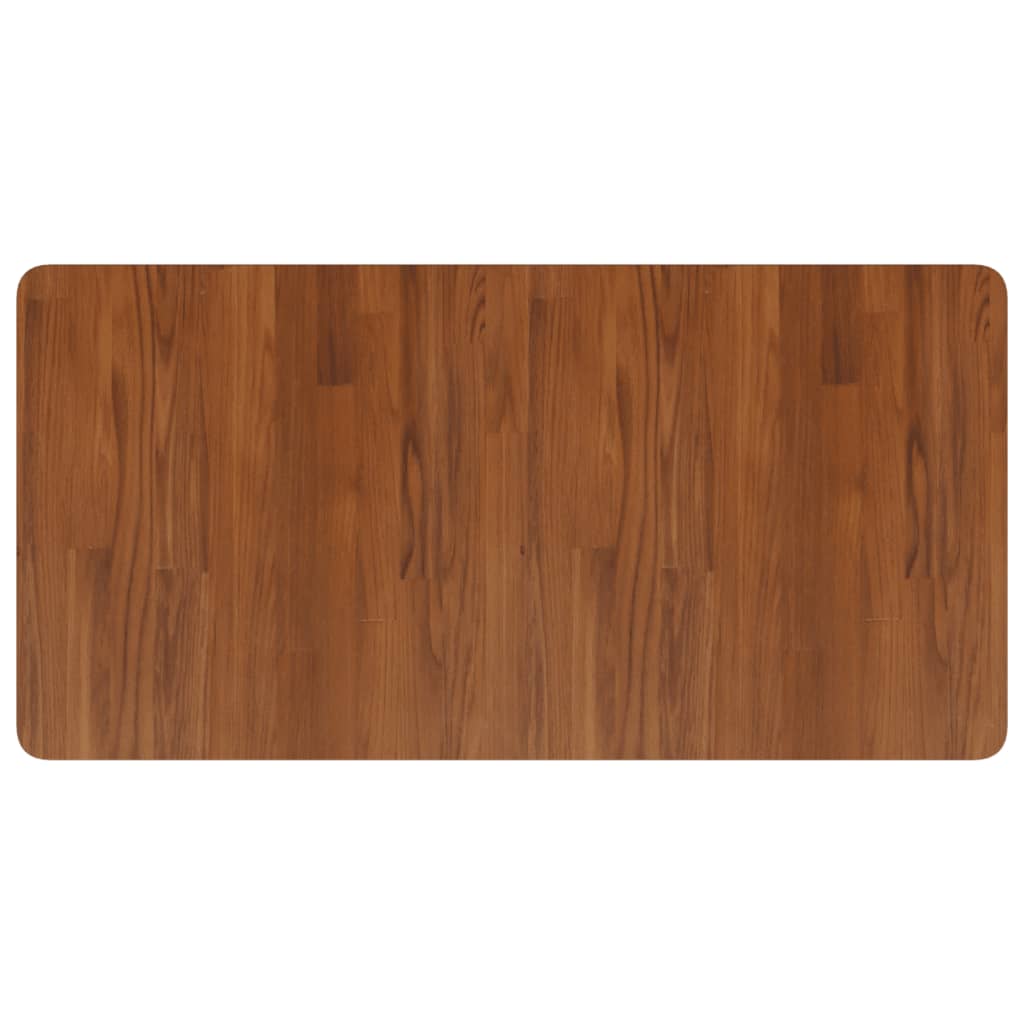 Steel wall shelf steel and solid oak wood