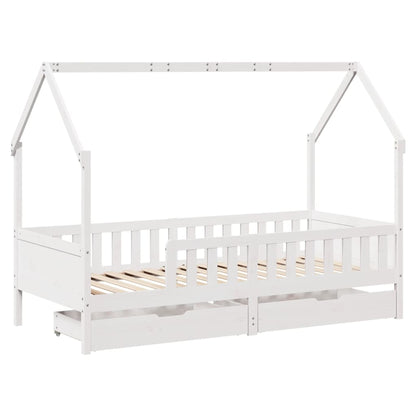 Lit Cabane avec matelas et 2 tiroirs VOLTAIRE