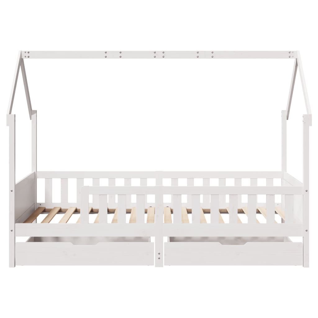 Lit Cabane avec matelas et 2 tiroirs VOLTAIRE
