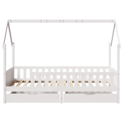 Lit Cabane avec matelas et 2 tiroirs VOLTAIRE