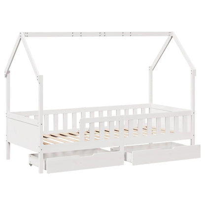 Lit Cabane avec matelas et 2 tiroirs VOLTAIRE