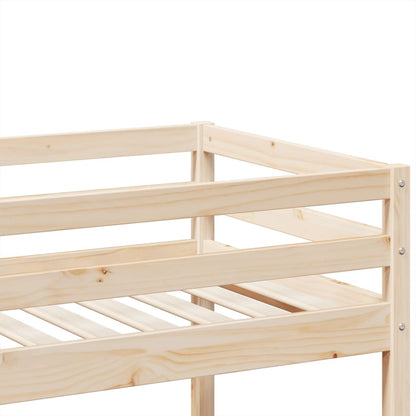 Litera de 90x190 cm de madera de pino sólido