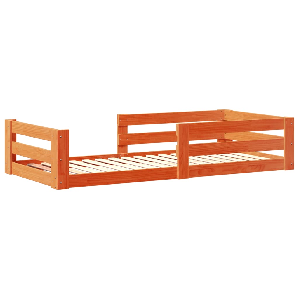 Lit montessori au sol TWIX en pin massif