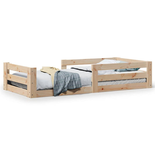 Lit montessori au sol TWIX en pin massif