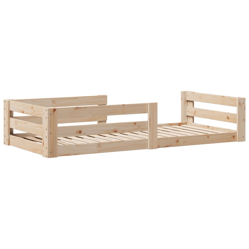 Lit montessori au sol TWIX en pin massif