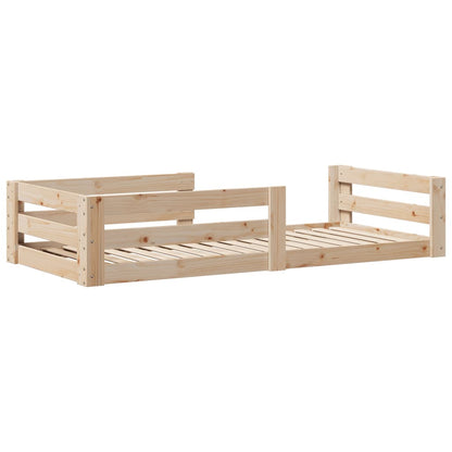 Lit montessori au sol TWIX en pin massif