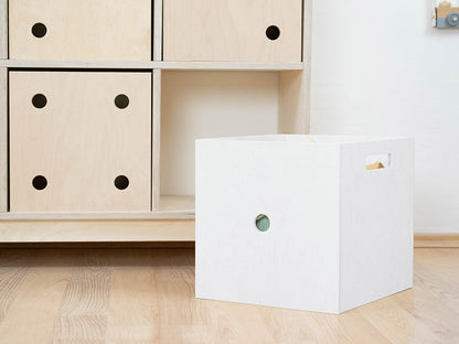 Dados de caja de almacenamiento de madera